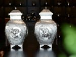 Four Guardians of Harmony Silver Vessel