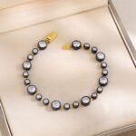 Black and Gold Tone Bracelet