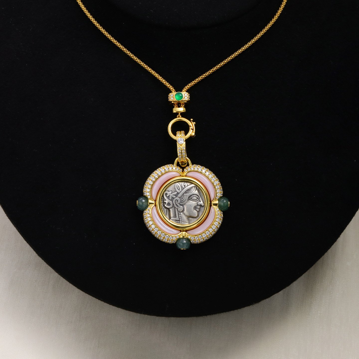 sandoos-09734a169639761a81315a5850140f27b0e1016cfefc1e35ce82cc3e1e39a15d Athena Coin Necklace