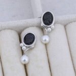 Athena Coin Stud Earrings
