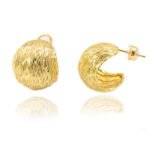 Brushed Stud Earrings