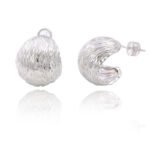 Brushed Stud Earrings