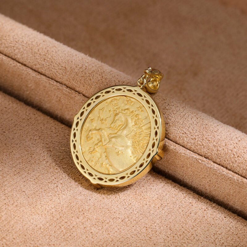 Pegasus Coin Necklace