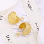 Brushed Stud Earrings