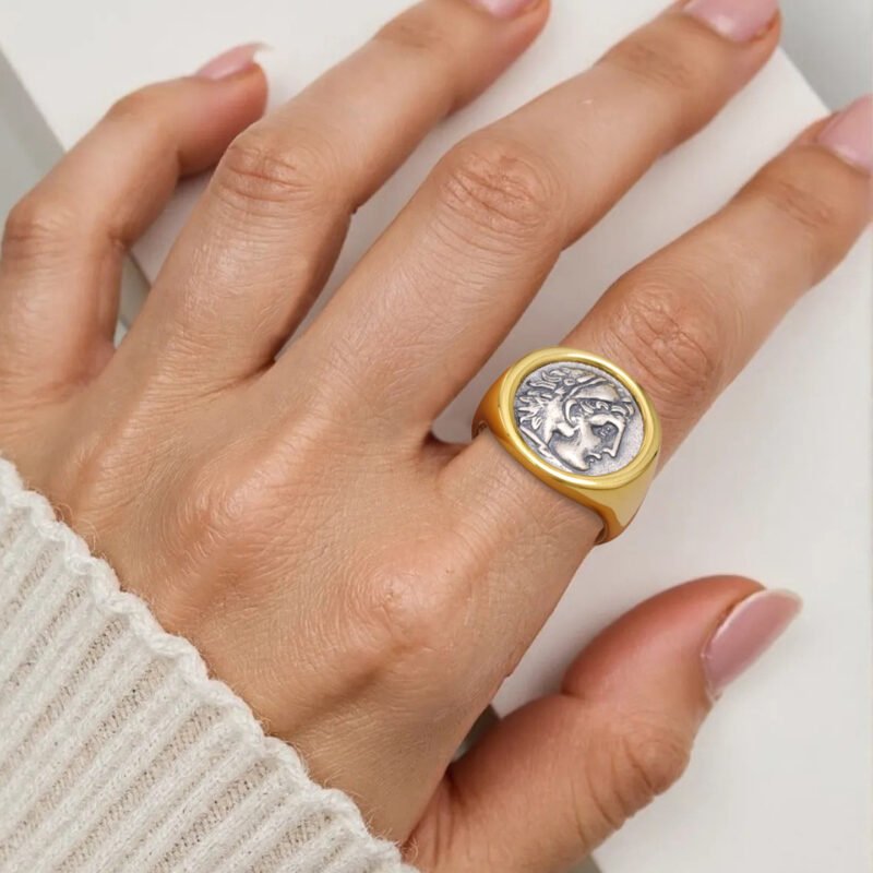 Hercules Coin Ring