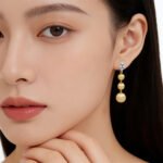 Gold Tone Ball Stud Earrings