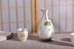 Gold-Accented Lotus Silver Pourer and Cups - original view 6