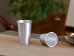 Hammered Silver Cups in Two Sizes - original view 3