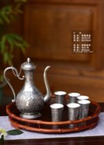 Hundred Blessings Silver Pitcher and Cups - original view 1