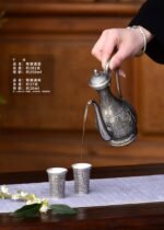 Hundred Blessings Silver Pitcher and Cups - original view 5