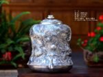 Dragon and Pearl Silver Water Vessel - view 2