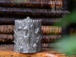 Dragon-Taming Arhat Silver Water Vessel - view 3