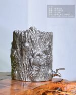 Dragon-Taming Arhat Silver Water Vessel - view 7