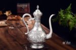 Dragon and Phoenix Silver Pitcher and Cups - original view 3