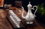 Dragon and Phoenix Silver Pitcher and Cups - original view 6