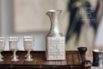 Double Happiness Square Silver Pourer and Cups - original view 8