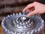 Dragon-Taming Arhat Silver Water Vessel - view 8