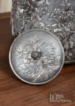 Gilded Peony Silver Water Vessel - view 2