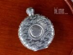 Auspicious Cloud Silver Hip Flask - original view 4
